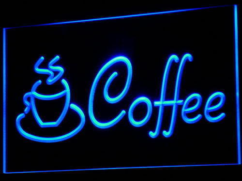 Morning Coffee LED Light Sign